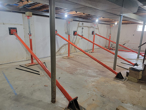 How do you repair bowed walls?